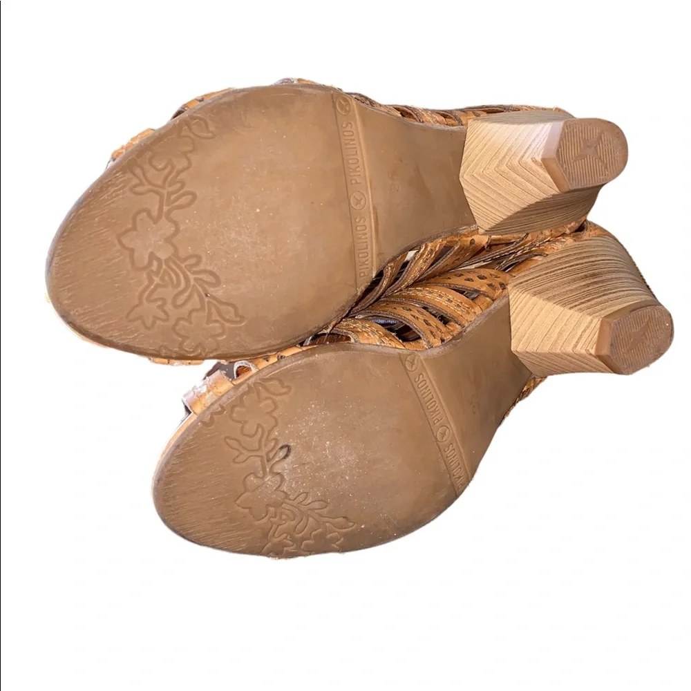PIKOLINOS Maracaibo Gladiator Caged Sandal Size 5 - Picture 3 of 10